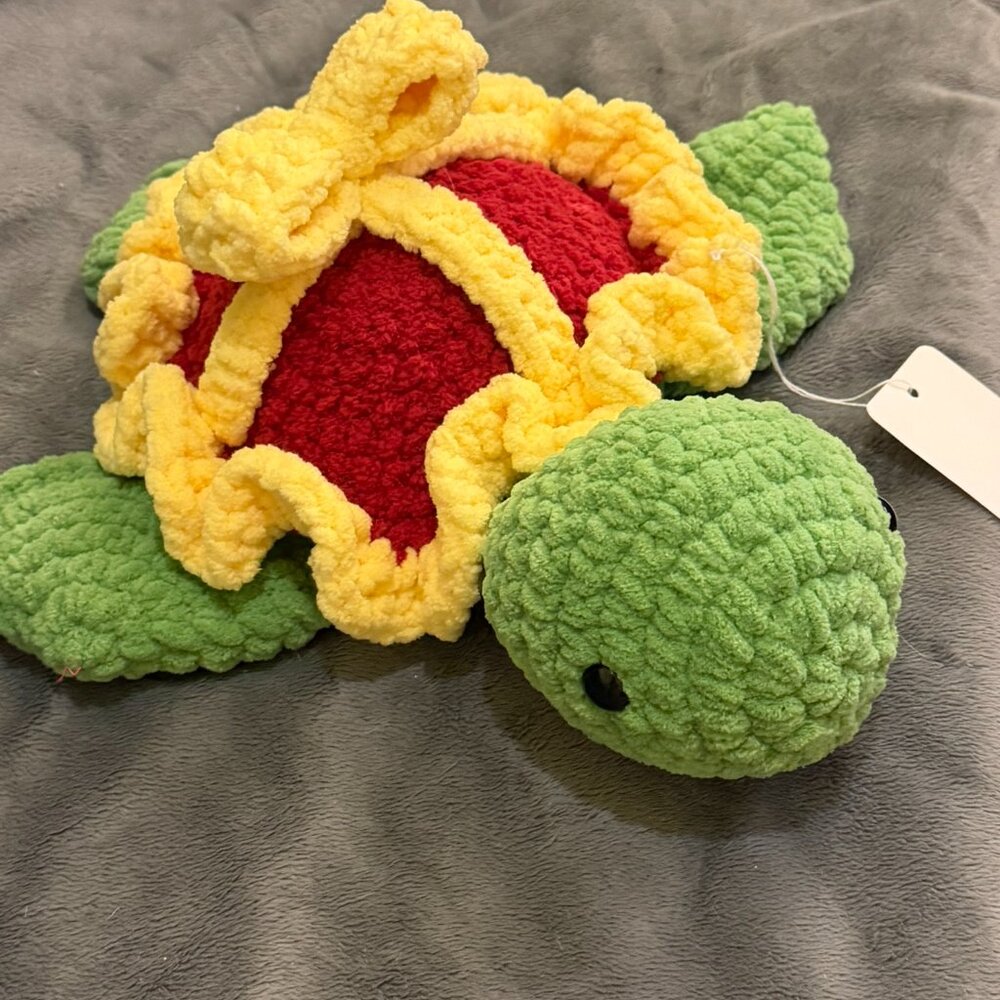 Handcrafted Turtle with present shell - Picture 3 of 6